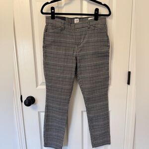 Plaid GAP skinny ankle pants. Sz 8
